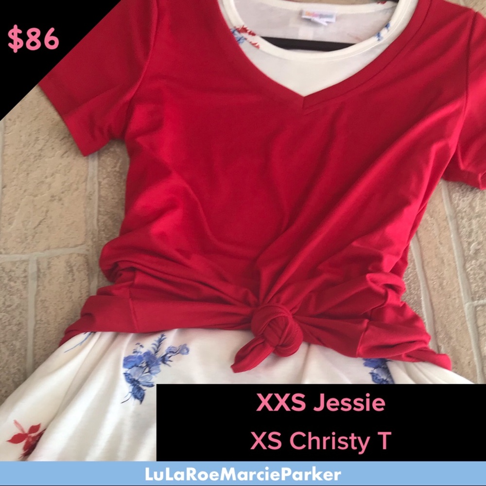 XXS LuLaRoe Jessie & XS Christy T